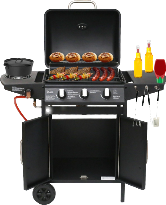 Grill gazowy 3+1